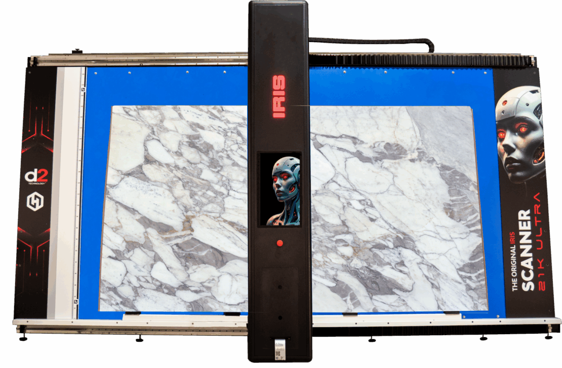 D2 Iris slab scanner manufacturer product image.